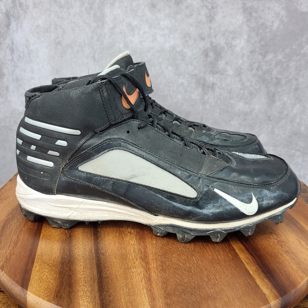 Nike LT 2.1 Shark Football Cleats Mens Size‎ 12 Black Shoes 349037013
